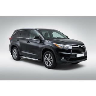 Sidetrin Allmond Grey (2 stk., aluminium)