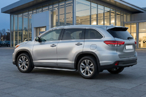 Toyota Highlander 2013–2019 Sidetrin Tayga Grey (2 stk., aluminium) foto 1