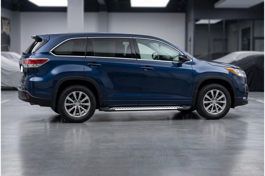 Toyota Highlander 2013–2019 Sidetrin Line (2 stk., aluminium) Image