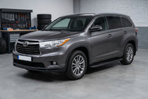 Toyota Highlander 2013–2019 Bosphorus Black sidetrin (2 stk., aluminium) foto 1
