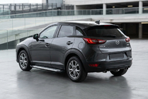Mazda CX-3 2015– Sidetrin Allmond Grey (2 stk., aluminium) foto 1