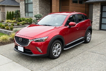 Mazda CX-3 2015– Sidetrin Tayga Grey (2 stk., aluminium) foto 1