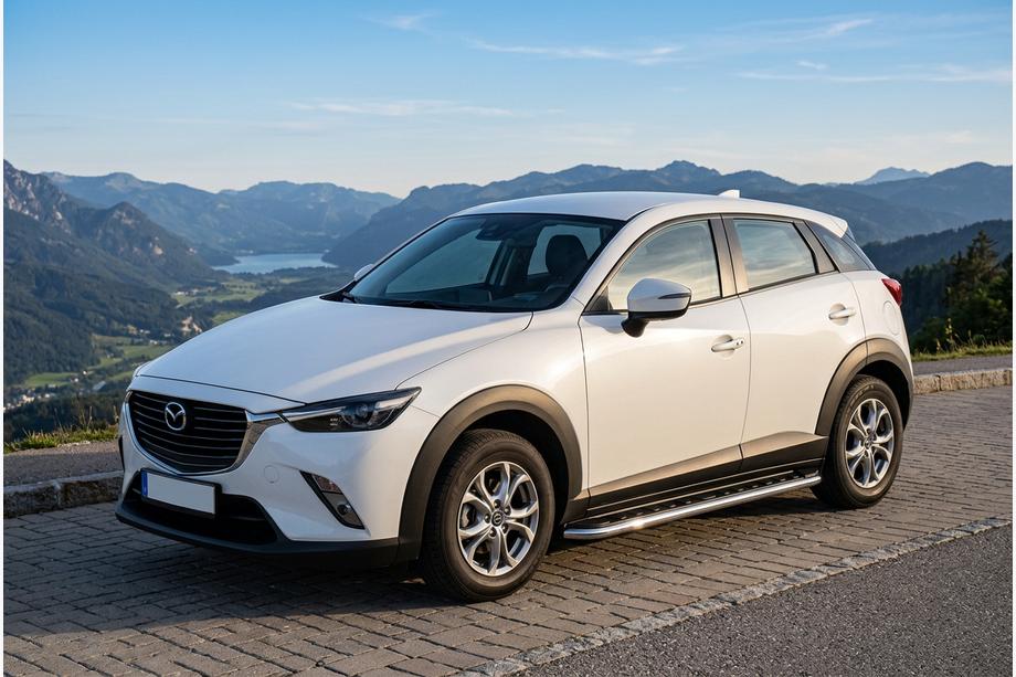 Mazda CX-3 2015– Maydos V1 sidetrin (2 stk., aluminium + rustfrit stål) Image