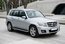 Mercedes GLK-klasse X204 2008–2015 Sidetrin Tayga Grey (2 stk., aluminium) foto 1