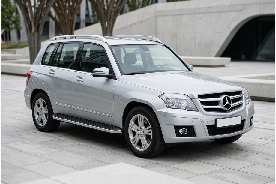 Mercedes GLK-klasse X204 2008–2015 Sidetrin Tayga Grey (2 stk., aluminium) Image