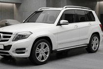 Mercedes GLK-klasse X204 2008–2015 Sidetrin Line (2 stk., aluminium) foto 1