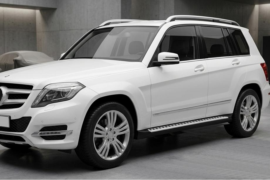 Mercedes GLK-klasse X204 2008–2015 Sidetrin Line (2 stk., aluminium) Image