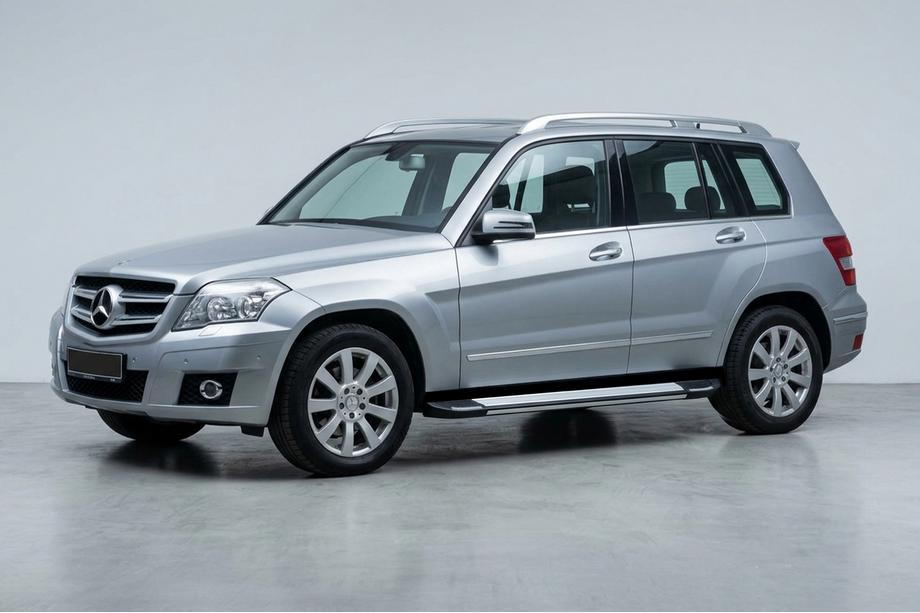 Mercedes GLK-klasse X204 2008–2015 Rainbow sidetrin (2 stk., aluminium) Image