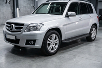 Mercedes GLK-klasse X204 2008–2015 Bosphorus Black sidetrin (2 stk., aluminium) foto 1