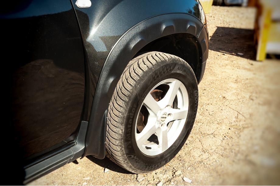 Dacia Duster 2008–2018 Hjulkassekanter med fremspring (8 stk., plast) Foto 8