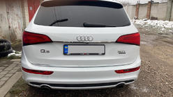 Audi Q5 2008–2017 Kromliste over nummerpladen (rustfrit stål) Carmos - Tyrkisk stål foto 2