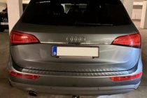 Audi Q5 2008–2017 Kromliste over nummerpladen (rustfrit stål) Carmos - Tyrkisk stål foto 4