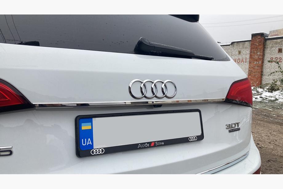 Audi Q5 2008–2017 Kromliste over nummerpladen (rustfrit stål) Carmos - Tyrkisk stål Image