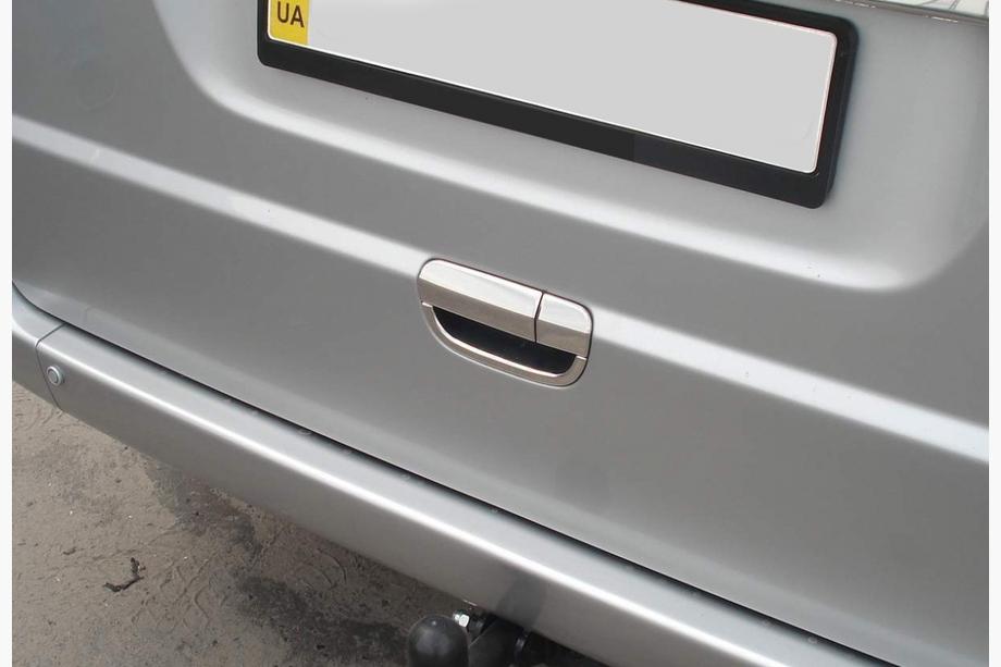 Mercedes Viano 2004–2014 Dæksel til bagdørshåndtag (rustfrit stål) Carmos - Tyrkisk stål Foto 2