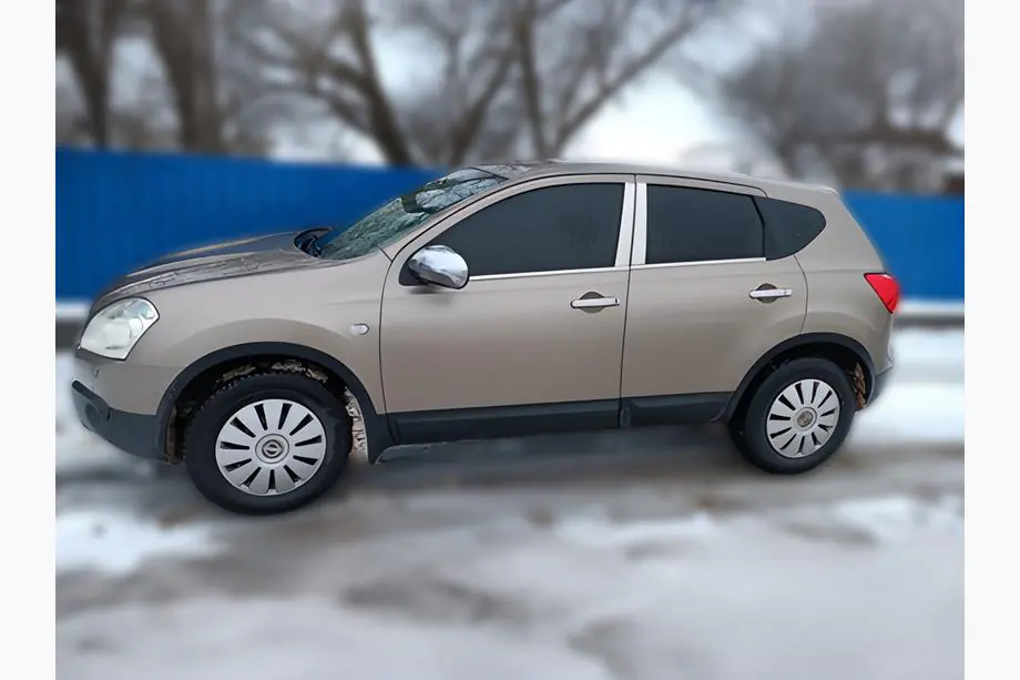 Nissan Qashqai 2010–2014 Krom dørstolpebeklædning (4 stk., rustfrit stål) Image