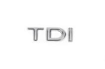 Volkswagen Jetta 2006–2011 TDI emblem (OEM-look) Helt krom foto 1