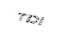 Volkswagen Jetta 2006–2011 TDI emblem (OEM-look) Helt krom foto 4