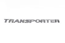 Volkswagen T5 2010–2015 Emblemtekst "Transporter" 7E0 853 687 739 (skrå skrift) foto 2