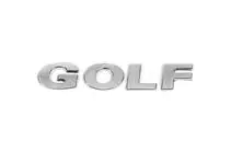 Volkswagen Golf 6 2008–2014 Golf modelbetegnelse emblem (OEM-look) foto 1