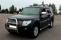 Mitsubishi Pajero Wagon IV 2006–2021 Bullbar QT011 (rustfrit stål) foto 1
