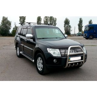 Bullbar QT011 (rustfrit stål) Mitsubishi Pajero Wagon IV 2006–2021 foto 2
