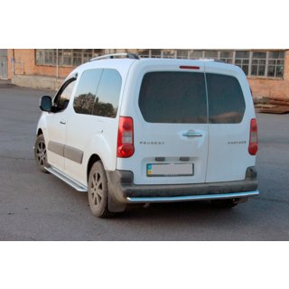 Bagbeskyttelsesbøjle i rustfrit stål Citroen Berlingo 2008–2018 foto 3
