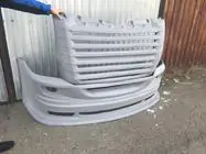 Volkswagen Crafter 2006–2016 Frontkofanger lip 2012↗ (USA-style, til lakering) foto 3
