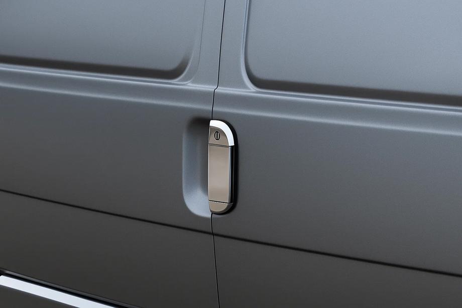 Volkswagen T4 Transporter 1990–2003 Krom dørhåndtagskapper til bagdør (rustfrit stål) Foto 1