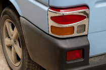 Volkswagen T4 Transporter 1990–2003 Baglygterammer (2 stk., rustfrit stål) OmsaLine - Italiensk rustfrit stål foto 1