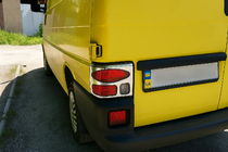 Volkswagen T4 Transporter 1990–2003 Baglygterammer (2 stk., rustfrit stål) OmsaLine - Italiensk rustfrit stål foto 5