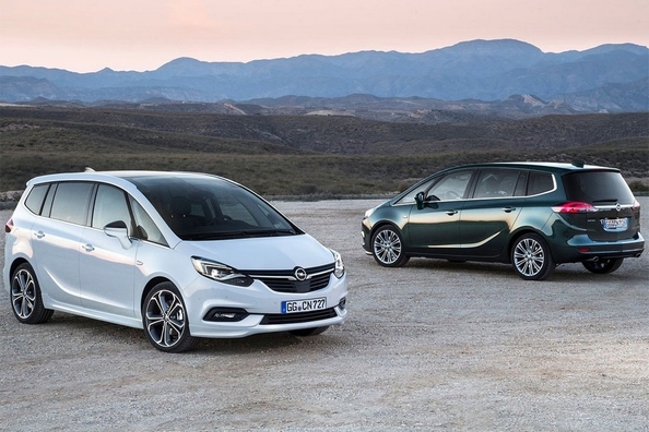 Test af Opel Zafira-minivan i ny generation
