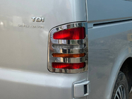 Volkswagen T5 Caravelle 2004–2010 Kromrammer til baglygter (Carmos, 2 stk., rustfrit stål) 2 døre, Carmos - tyrkisk stål foto 3