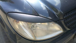 Mercedes Vito W639 2004–2014 Lige øjenlåg til forlygter (2004-2010, 2 stk., plast) Blank foto 4