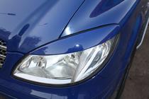 Mercedes Vito W639 2004–2014 Lige øjenlåg til forlygter (2004-2010, 2 stk., plast) Blank foto 5