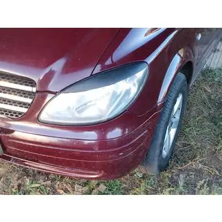 Lige øjenlåg til forlygter (2004-2010, 2 stk., plast) Mercedes Vito W639 2004–2014 foto 2