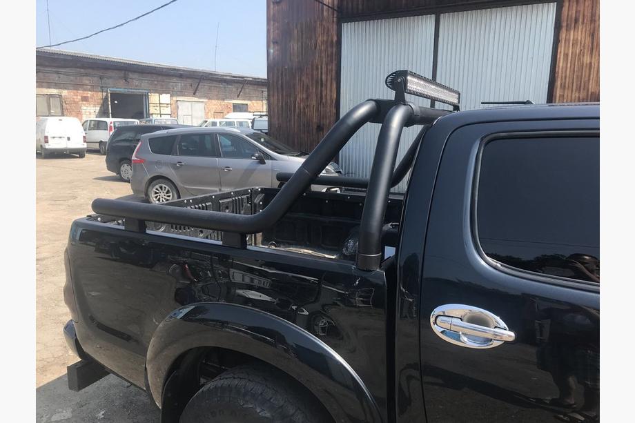 Toyota Hilux 2006–2015 Rollbar til lad (sort) 76 mm Foto 6
