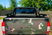 Toyota Hilux 2015– Rollbar til lad (sort) 76 mm foto 5