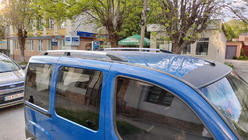 Fiat Doblo I 2005–2010 Krom tagrælinger Maxi base, plastfødder foto 3