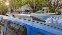 Fiat Doblo I 2005–2010 Krom tagrælinger Maxi base, plastfødder foto 2