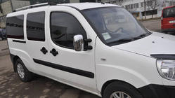 Fiat Doblo I 2005–2010 Krom tagrælinger Maxi base, plastfødder foto 19
