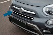 Fiat 500X 2014–2024 Forkofangerbeskytter i rustfrit stål foto 1