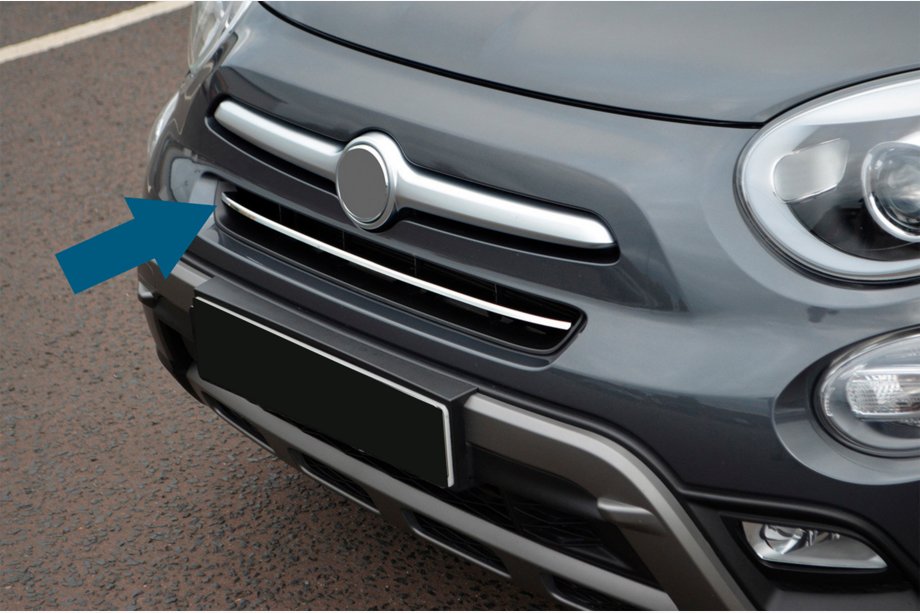 Fiat 500X 2014–2024 Forkofangerbeskytter i rustfrit stål Image