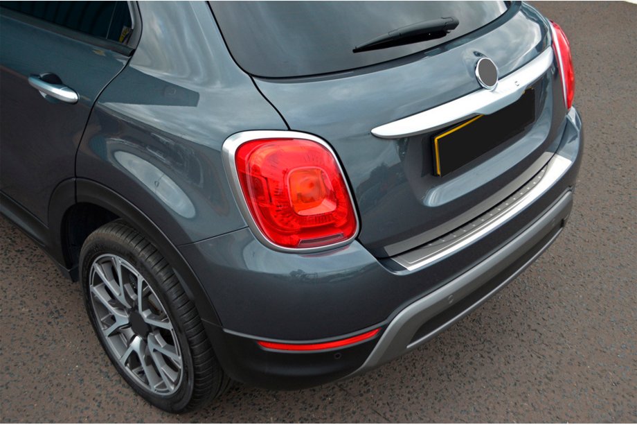 Fiat 500X 2014–2024 Krom bagkofangerbeskytter OmsaLine (rustfrit stål) Image