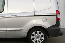 Ford Courier 2014–2023 Skydedørslister i rustfrit stål (2 stk.) foto 1