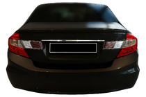 Honda Civic Sedan IX 2011–2016 Rustfri liste over nummerpladen foto 1