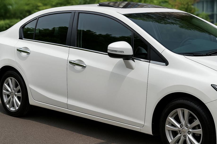 Honda Civic Sedan IX 2011–2016 Udvendige vindueslister OmsaLine (6 stk., rustfrit stål) Image