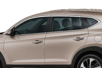 Hyundai Tucson TL 2016–2021 Øvre vindueslister (10 stk., rustfrit stål) foto 1