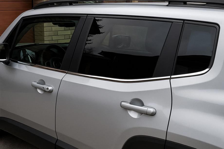 Jeep Renegade 2014– Vindueslister (6 stk., rustfrit stål) OmsaLine - italiensk rustfrit stål Image
