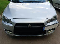 Mitsubishi Lancer X 2008– Nummerpladeholder (plast) foto 4