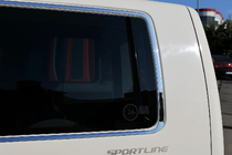 Volkswagen T6 2015–2024 Komplet vinduesrammelister (14 stk., rustfrit stål) foto 2